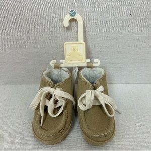 BABY GAP Cozy Tan Baby Shoes 0-3 M